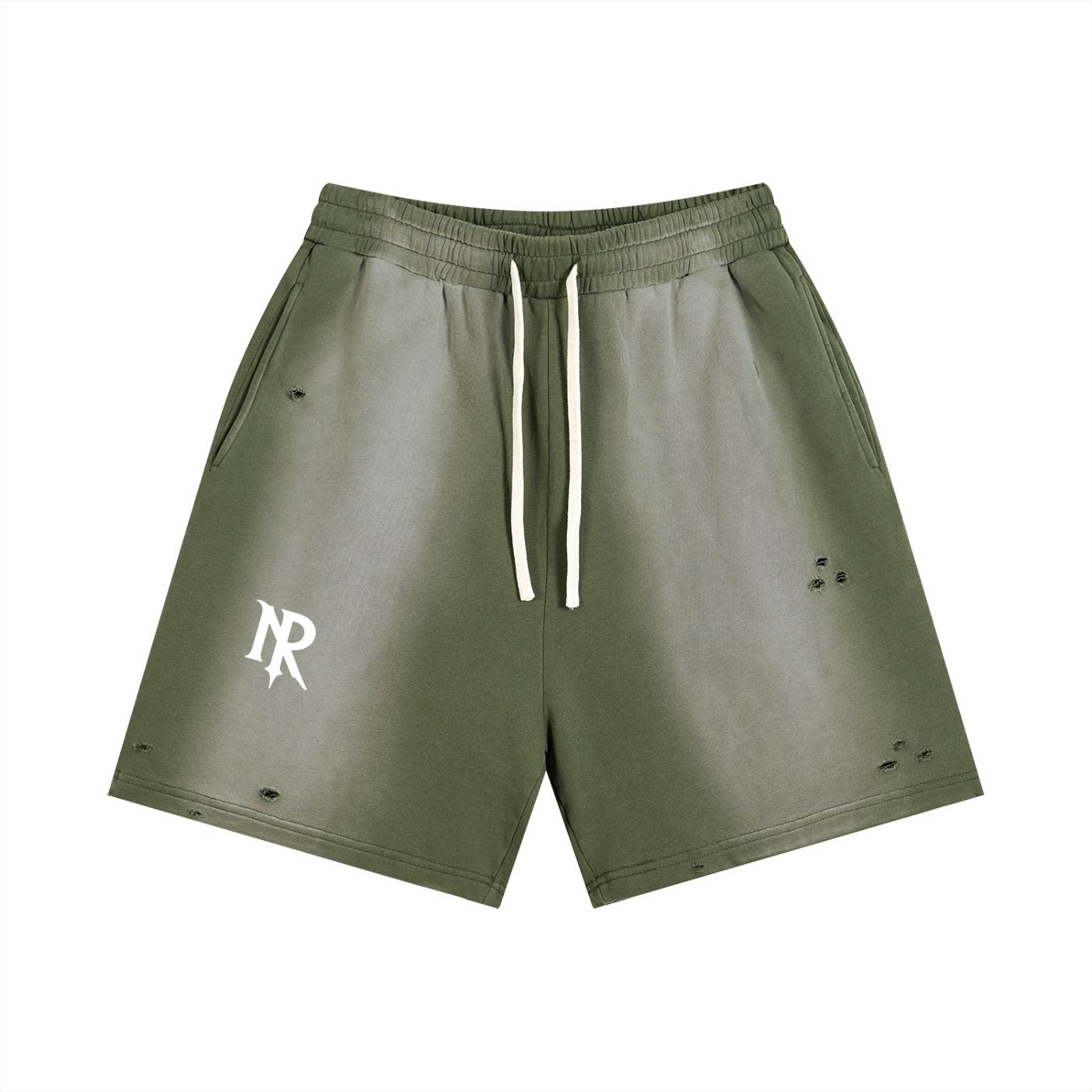 Sun Fade Distressed Shorts