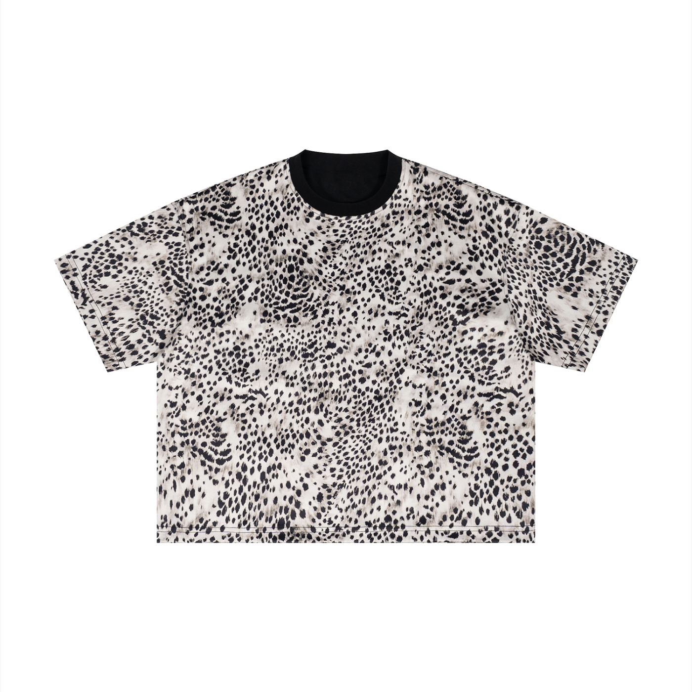 Unisex Leopard Print Boxy T-Shirt