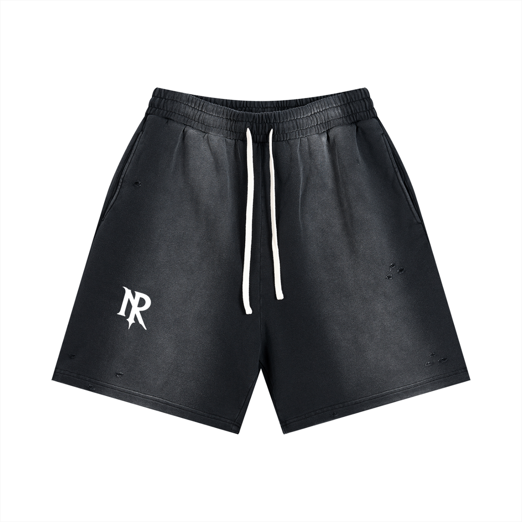 Sun Fade Distressed Shorts