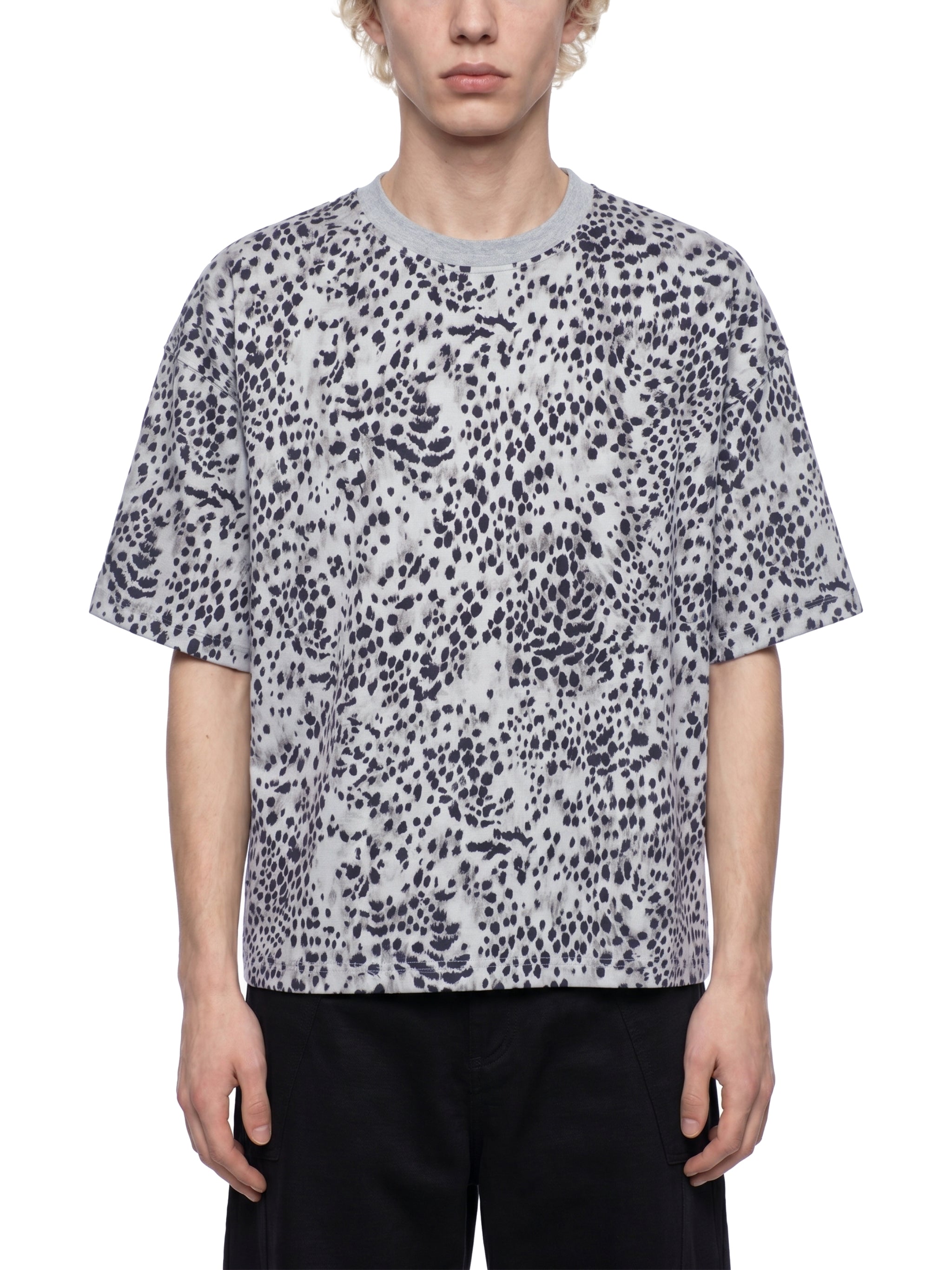 Unisex Leopard Print Boxy T-Shirt